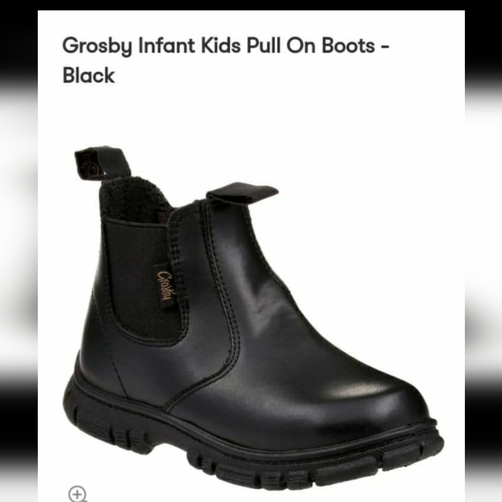 GROSBY NWOT Infant Kids Chelsea Boots - 4 UK